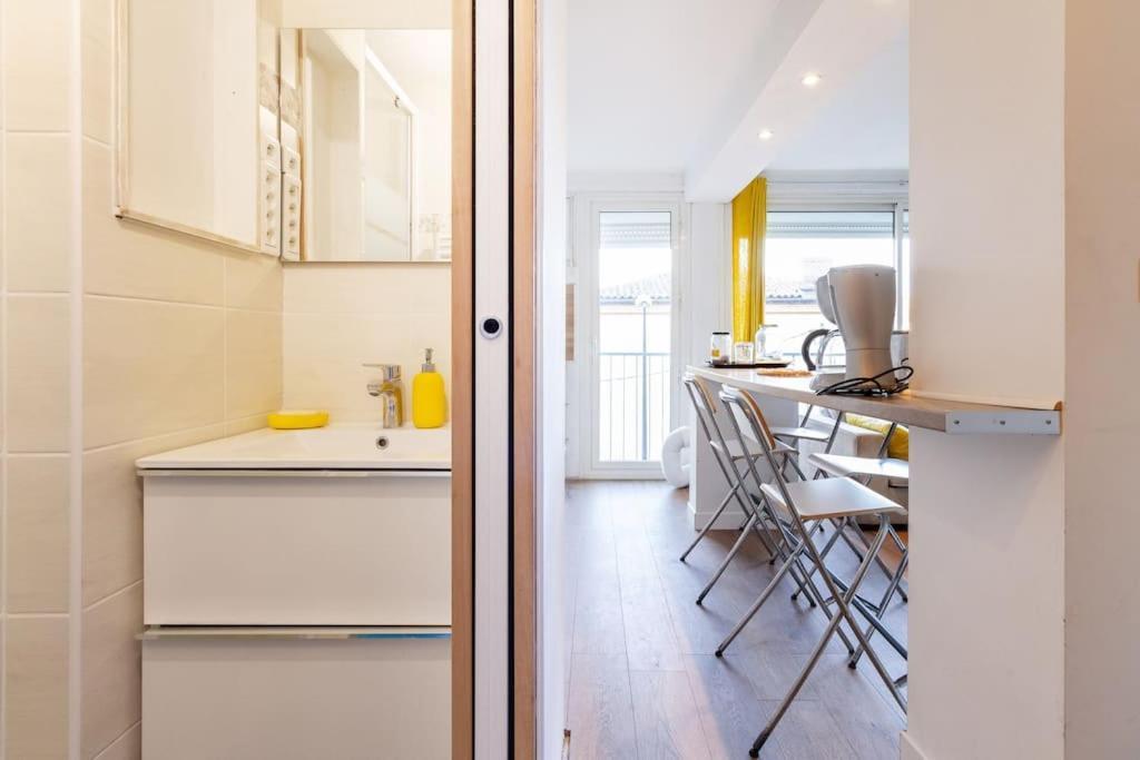 1 Bedroom/Clim/Wifi, St Michel Station Toulouse Bagian luar foto